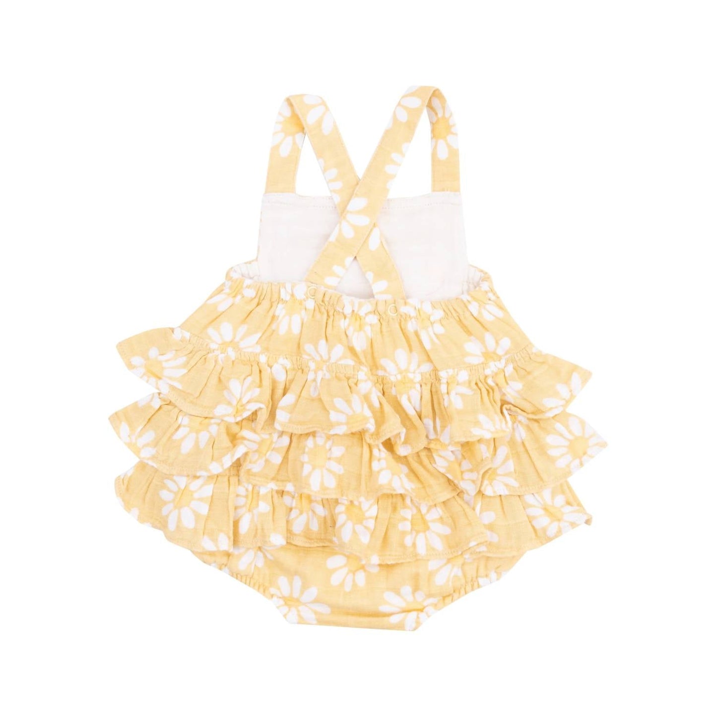 Angel Dear - Girl's Daisy Ruffle Sunsuit