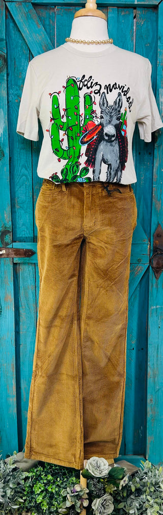 Judy Blue - Women's Mid Rise Corduroy Bootcut