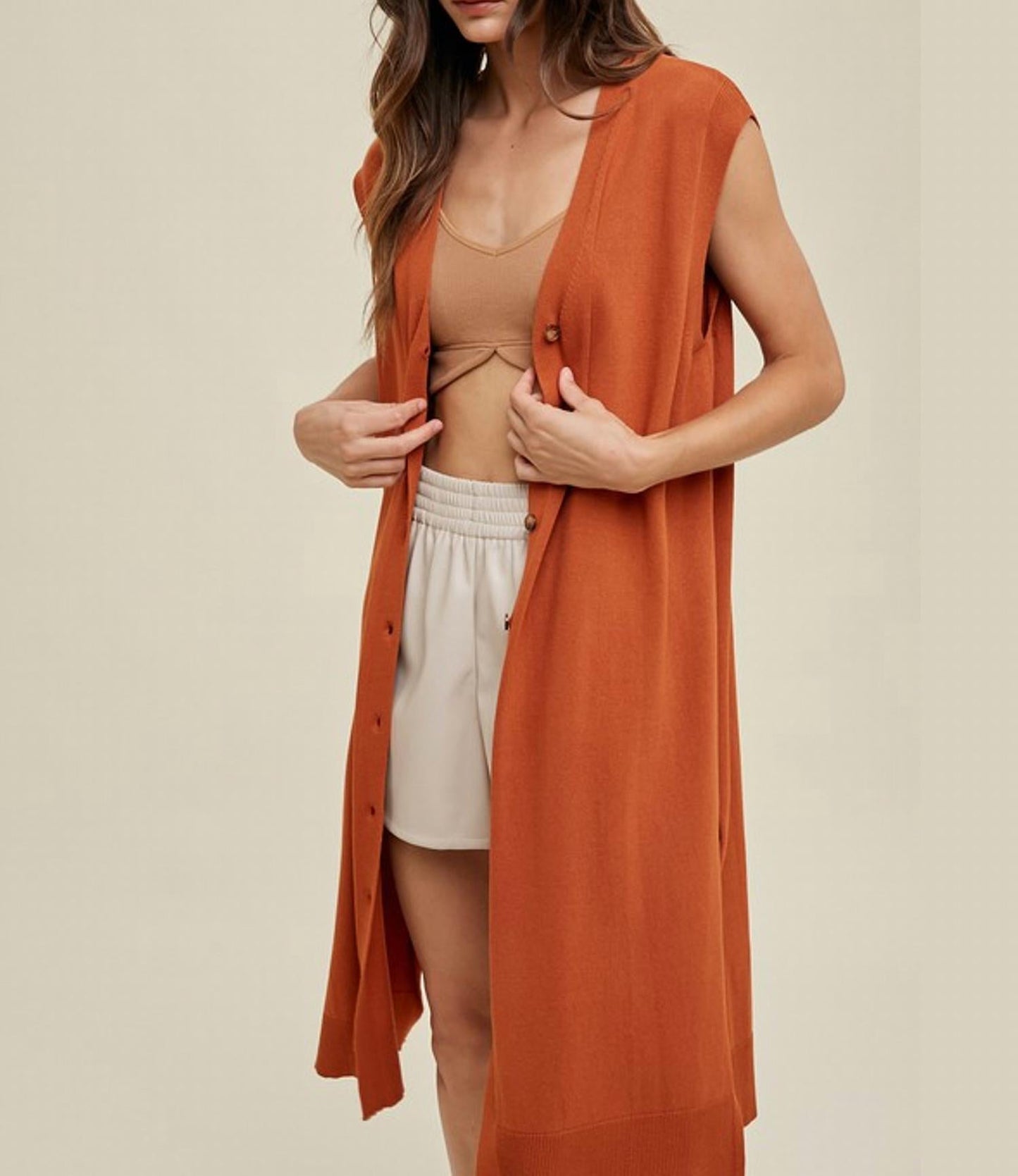 Wishlist - Maxi Button Up Cardigan