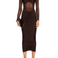 Ser.O.Ya - Levina Mesh Midi Dress