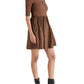 Steve Madden - Berlina Half Zip Mixed Media Dress