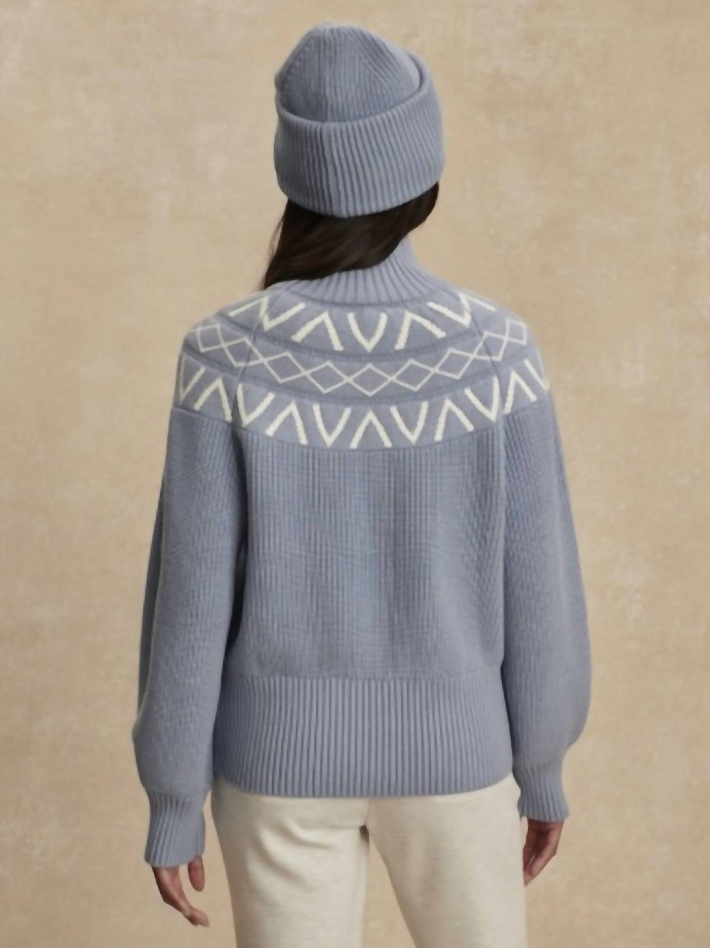 Varley - Marcie Fairisle Yoke Knit Sweater