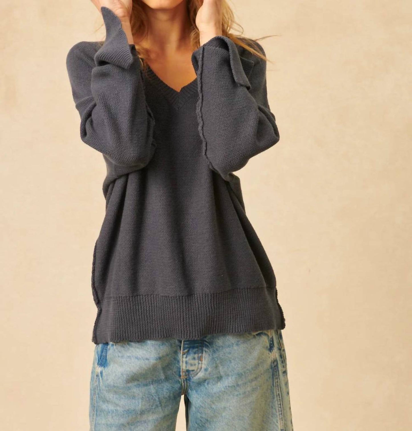 John + Jenn - Avery Ve-neck Sweater