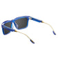 Ivi Vision - Deano - Antique Brass / Pacific Blue Flash Lens