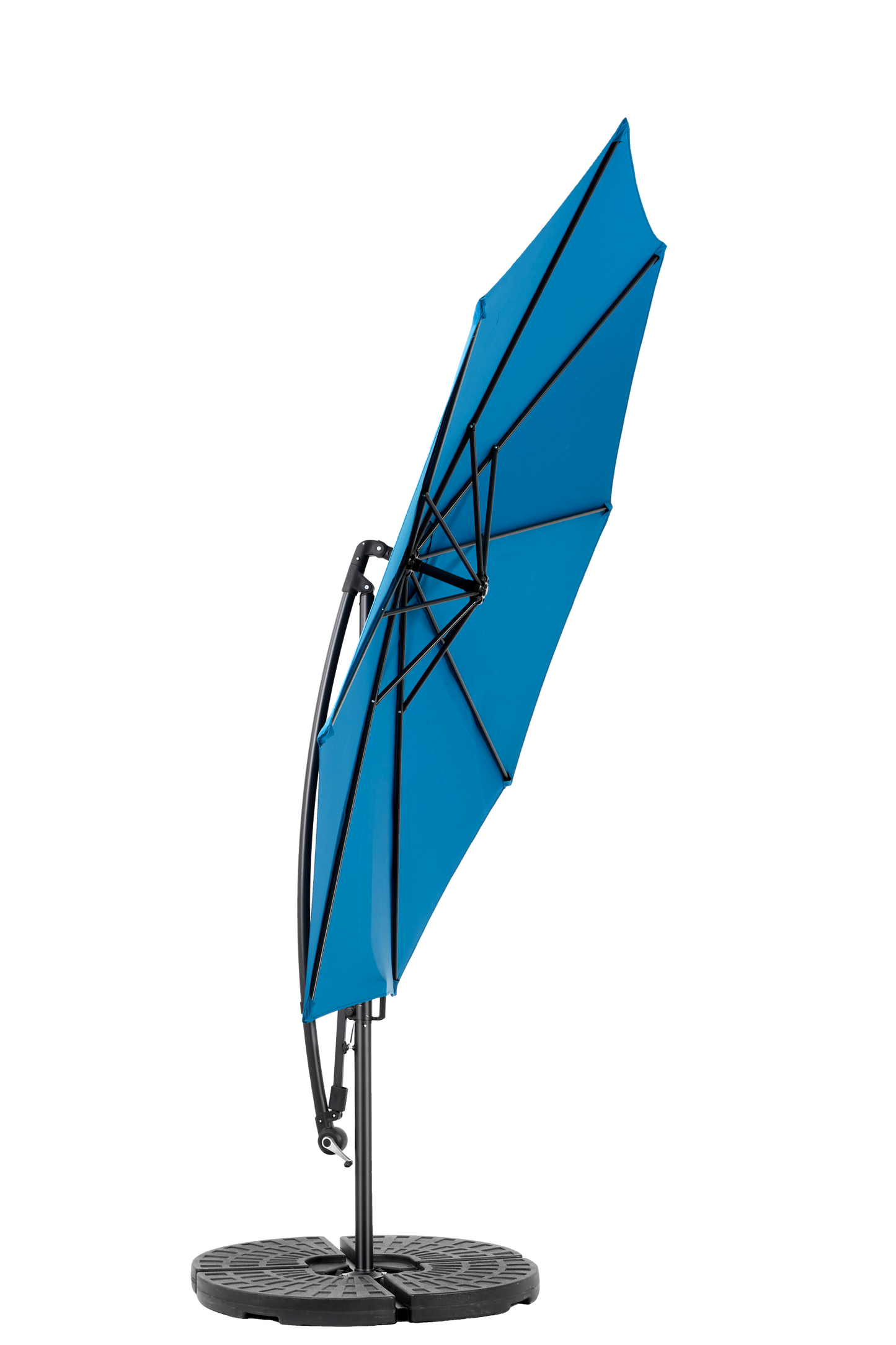 10ft Offset Hanging Market Patio Umbrella with Easy Tilt Adjustment