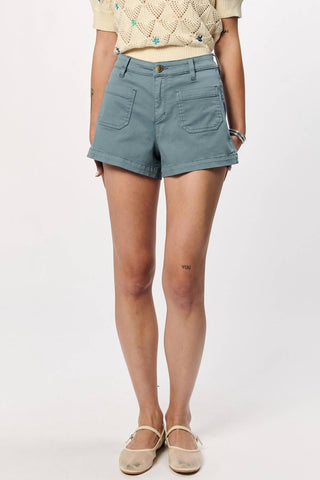Another Love - Carlisle High Waist Patch Pocket Shorts