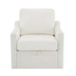 Swivel Arm Chair With USB Type-C Charging And Book Pocket
