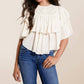 Free People - Rose Party Tiered Top