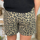 Risen - High Rise Leopard Shorts