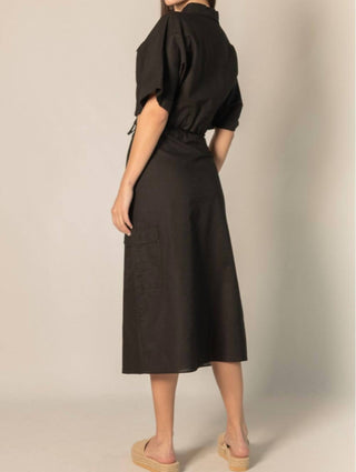 Before You Collection - Linen Cargo Midi Skirt