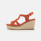Xti - Women's Jute Wedge Sandals