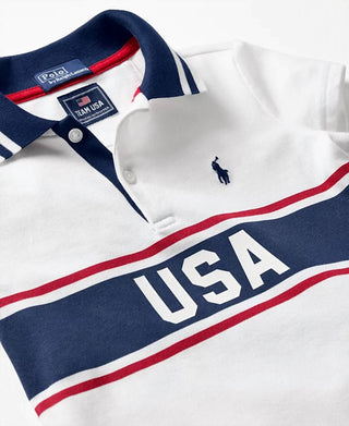 Polo Ralph Lauren - Vestido polo de malha elástica feminino Team USA