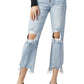 Risen - Rosa High Rise Straight Crop Jeans
