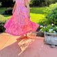 8 Oak Lane - Smocked Flutter Sleeve Maxi Dress