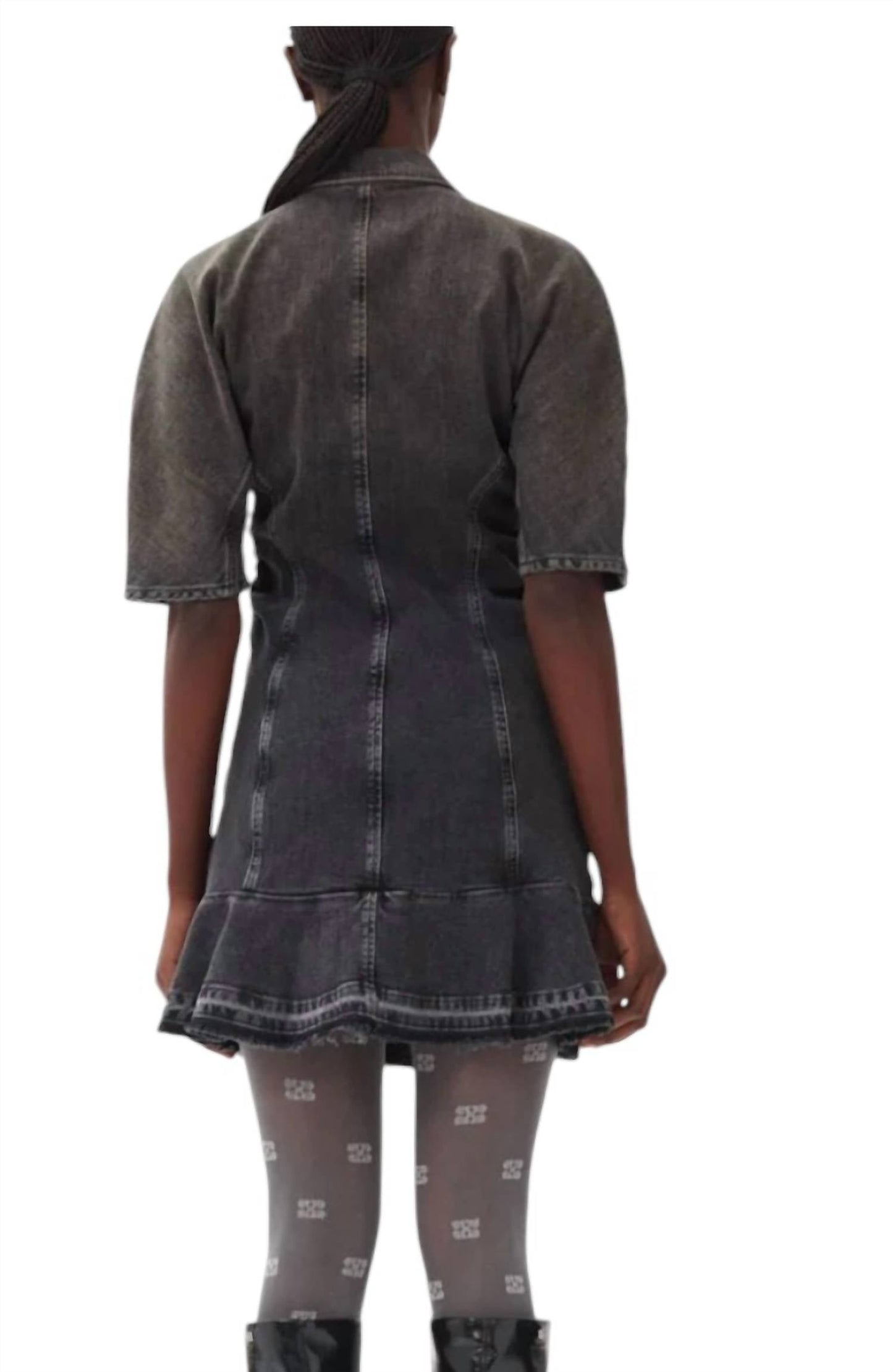 Ganni - Tint Edge Denim Mini Dress