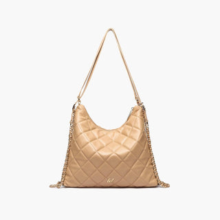 Like Dreams - Bolsa de ombro conversível feminina em couro vegano acolchoado