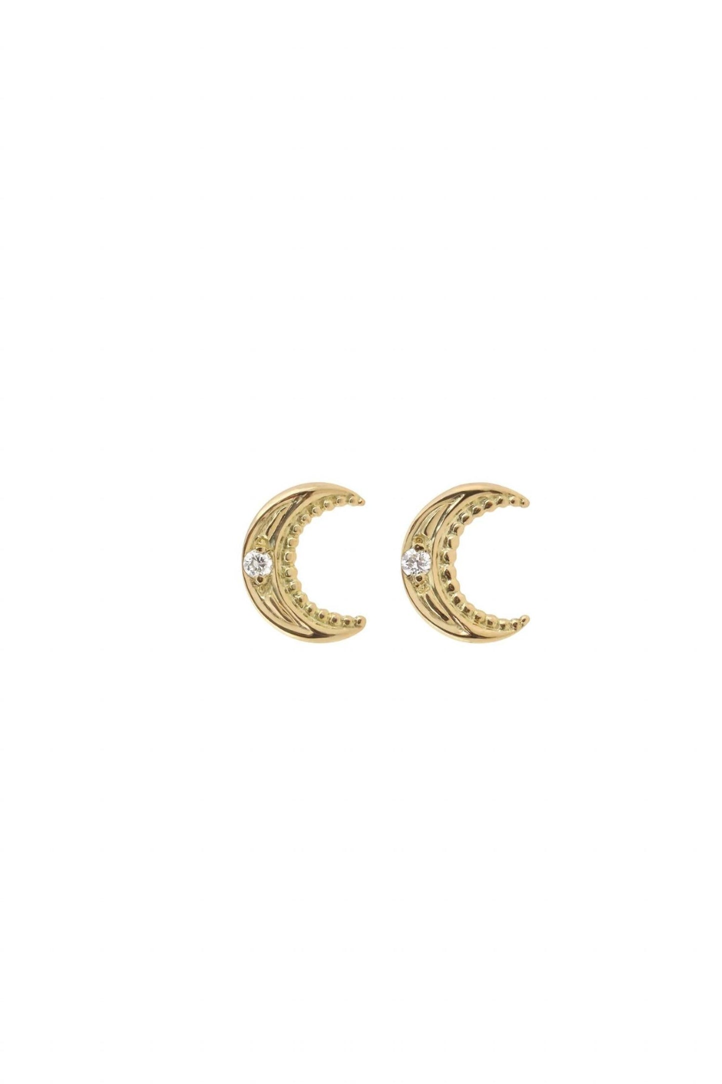 Gigi Clozeau - Women's Petite Moon Earrings