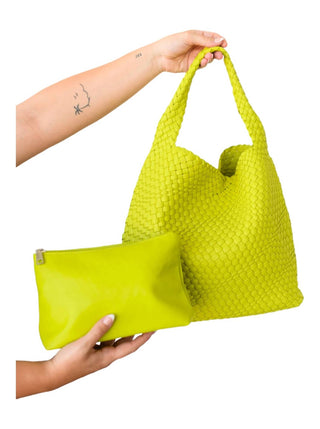 123 Amore - Bolsa tote feminina de tecido e usada