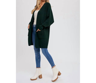 Bluivy - Batwing Sleeve Open Cardigan