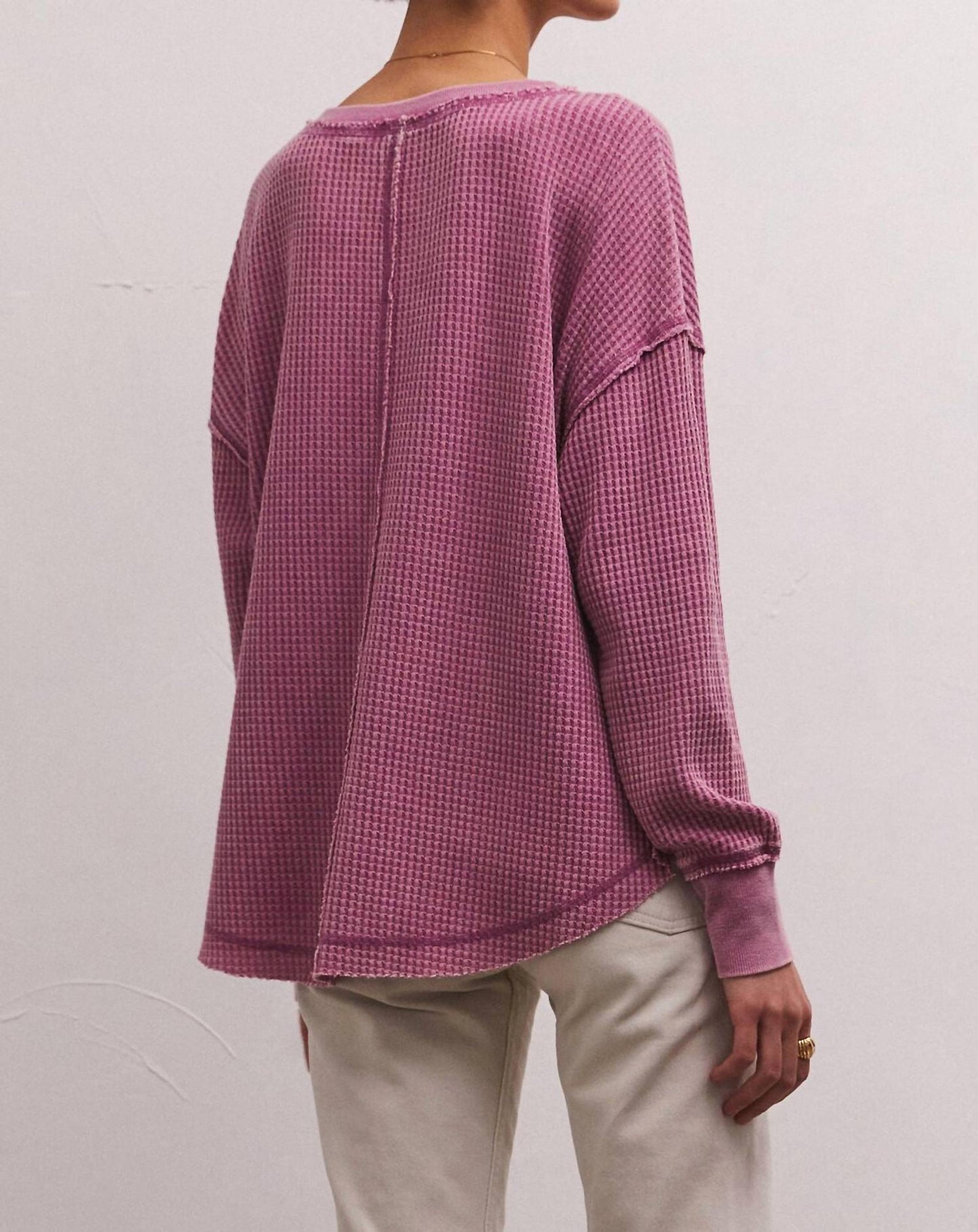 Z Supply - Driftwood Thermal LS Top