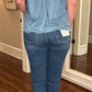 Multiples - Dolman Sleeve Chambray Top