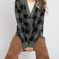 Be Cool - Plaid Button Up Cardigan