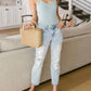 White Birch - Better Or Best Seafoam Tank Bodysuit