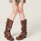 Miu Miu - Women's Buckle Detail Boots