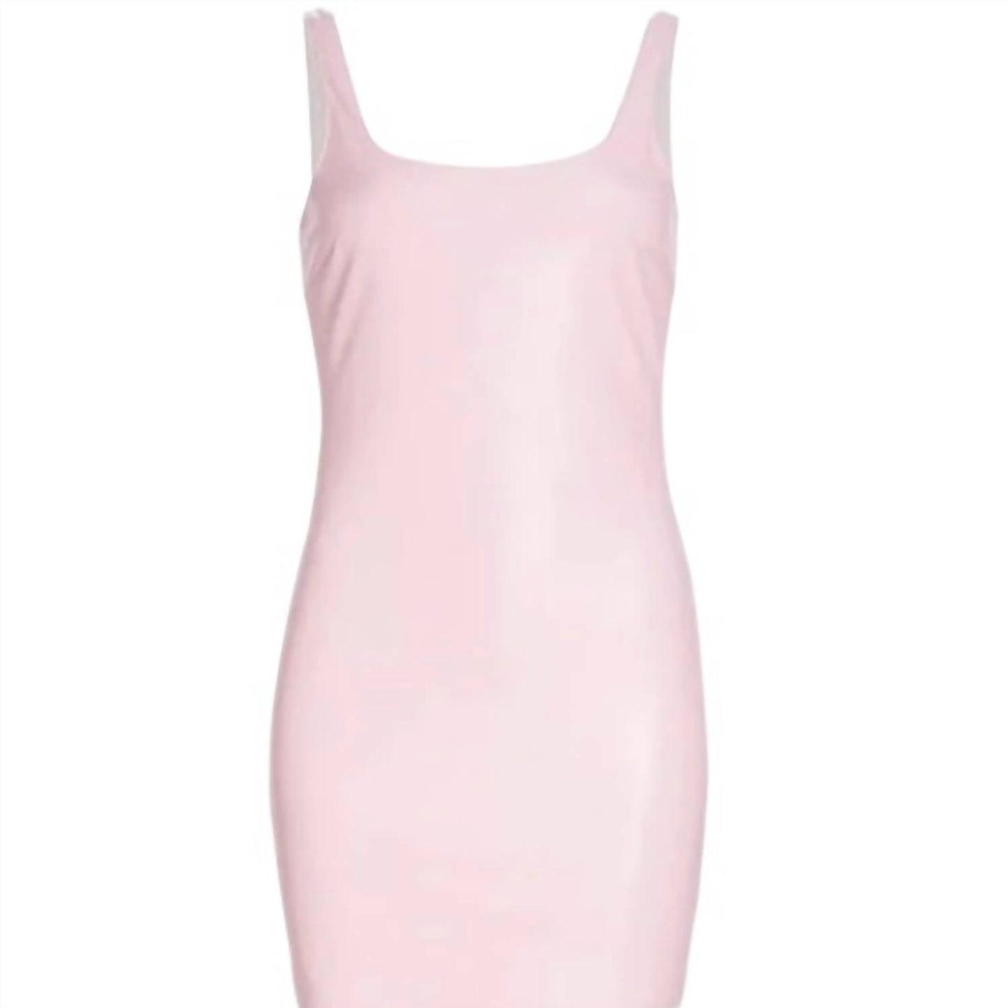 Amanda Uprichard - Margot Faux-leather Sleeveless Mini Dress