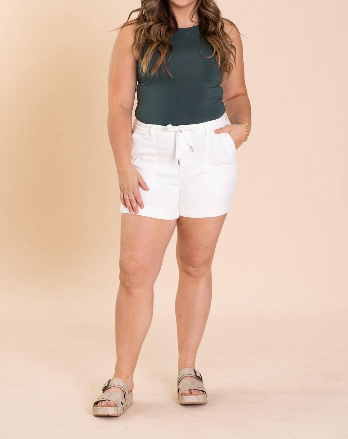 Judy Blue - Della High Waist Jogger Shorts
