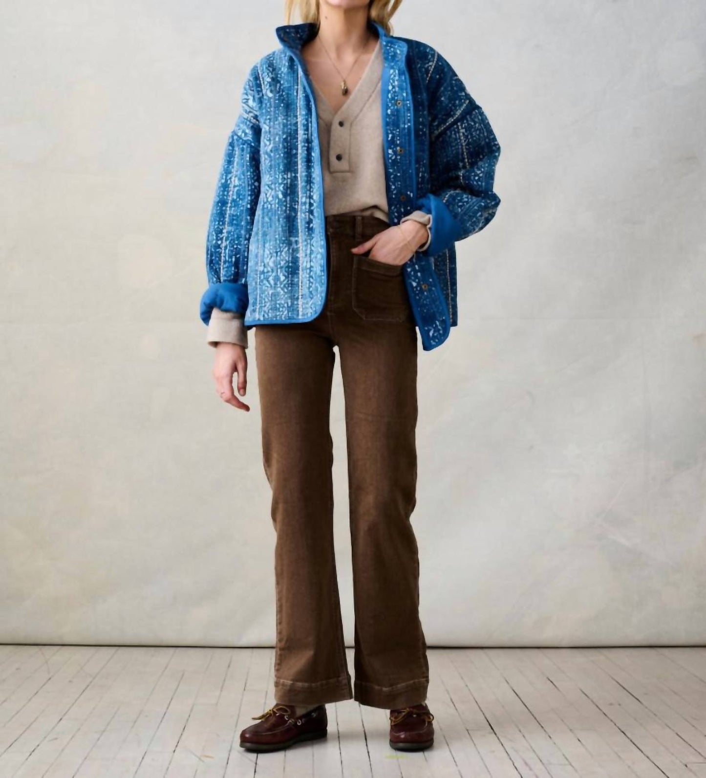 Faherty - Women's Stretch Terry Patch Pocket Pant