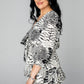 Buddylove - Sadie Tie Front Ruffled Dress