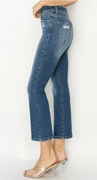 Risen - Calça Jeans Flare de Cintura Alta