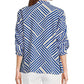 Multiples - 3/4 Sleeve Wire Collar Shirt