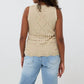 Esqualo - Fancy Open Knit Lurex Tank Top