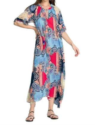 Johnny Was - Vestido Midi Fácil Cordelia