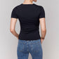 Charlie B - Double Cloth Short Sleeve Tee