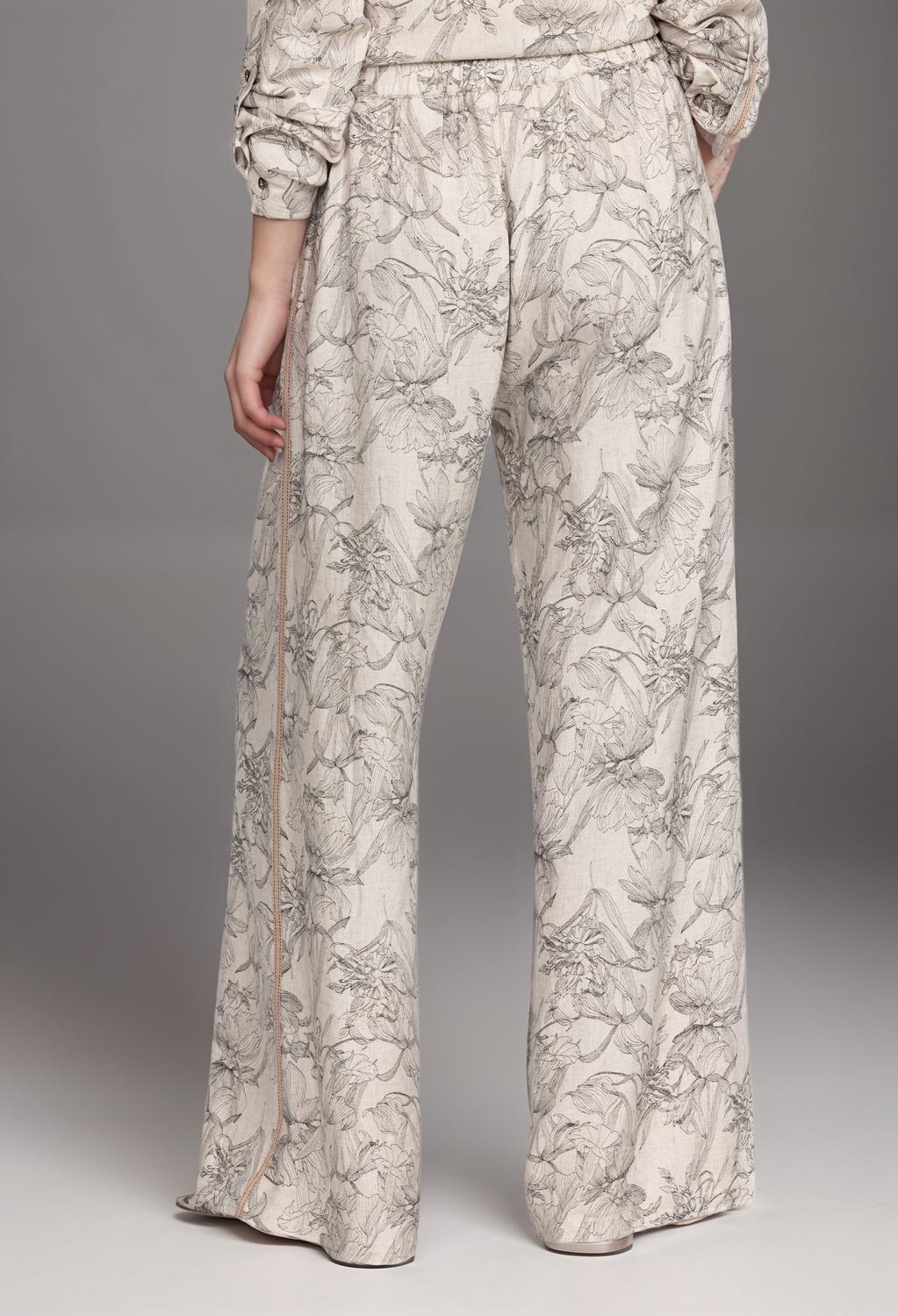 Johnny Was - Etched Floral Wide Leg Pant