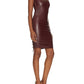 Steve Madden - Rochester Vegan Leather Mini Dress