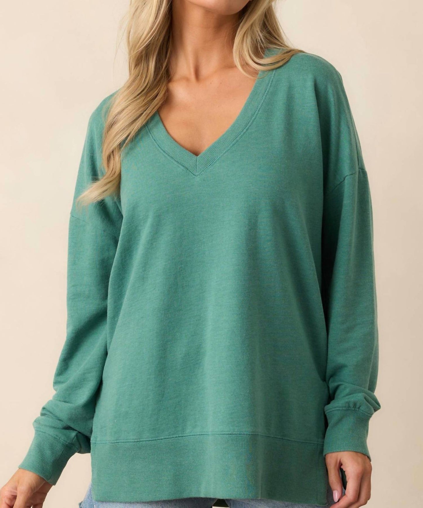 Z Supply - Modern V-neck Weekender Sweatshirt