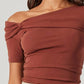 Astr - Saylah Off Shoulder Twist Top