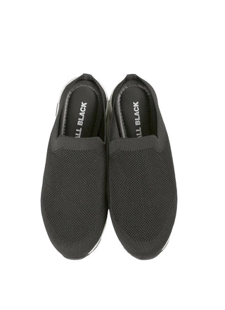 All Black - Women's Amazing Knit Mule