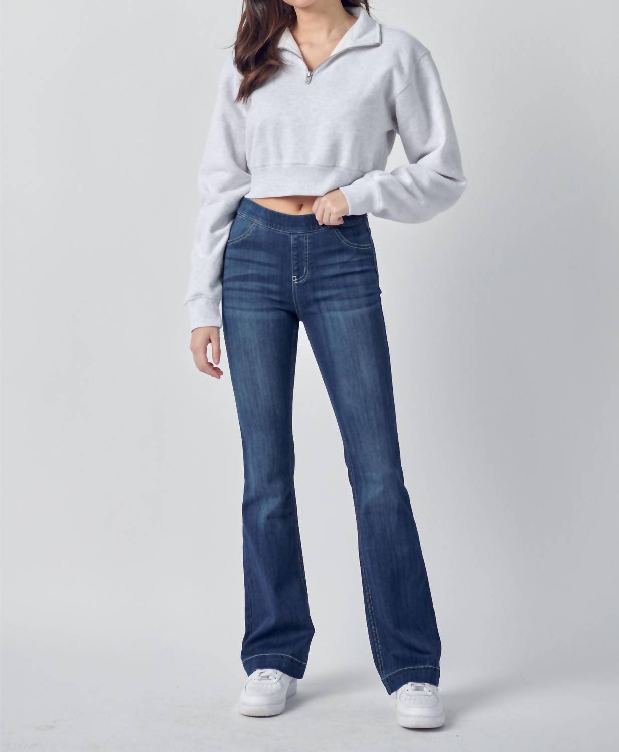 Cello - Mid Rise Pull On Flared Jeggings