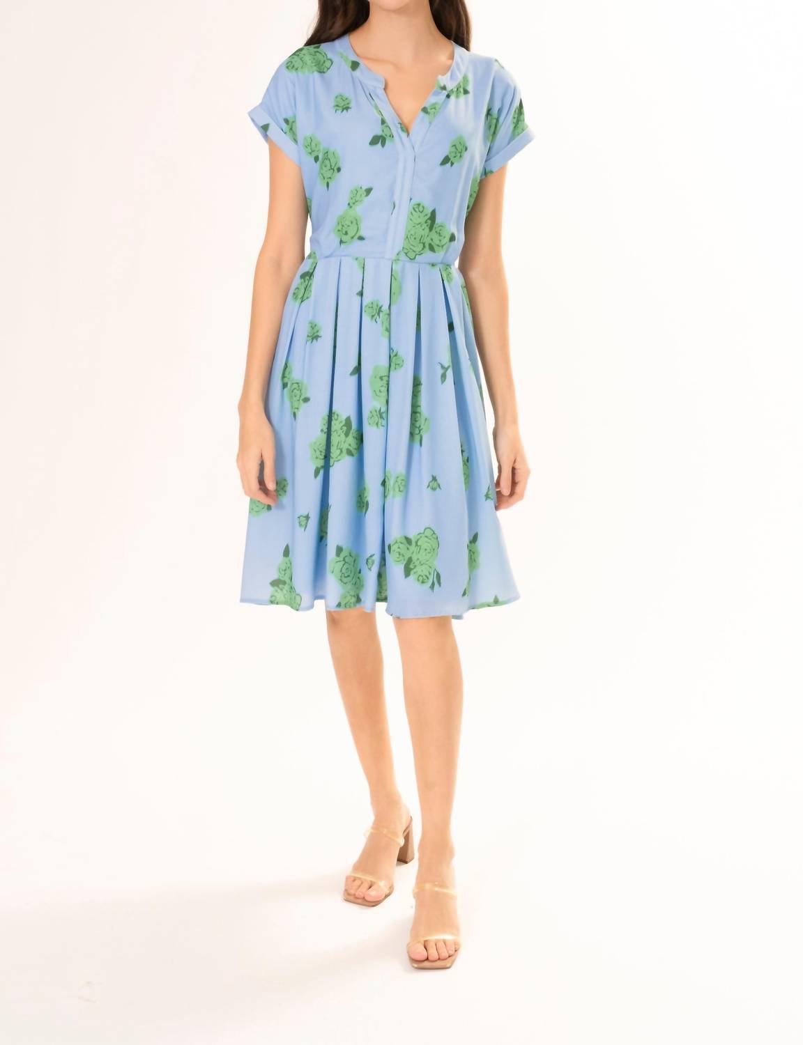 Area Stars - Floral Belted Dress