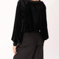 Project Social T - HAZY VELVET LONG SLEEVE TOP