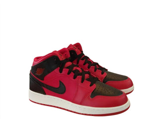 Nike - Tênis de basquete infantil unissex Air Jordan 1 Mid (GS)