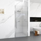 Semi Frameless Circular Pivot Shower Door with 1/4" Tempered Glass