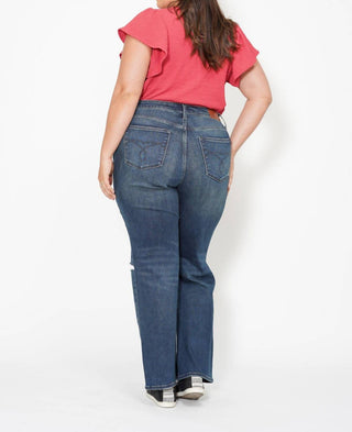 Judy Blue - Calça jeans rasgada na altura do joelho e cintura alta