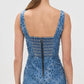 Alice + Olivia - Maryann Floral Cutout Denim Dress