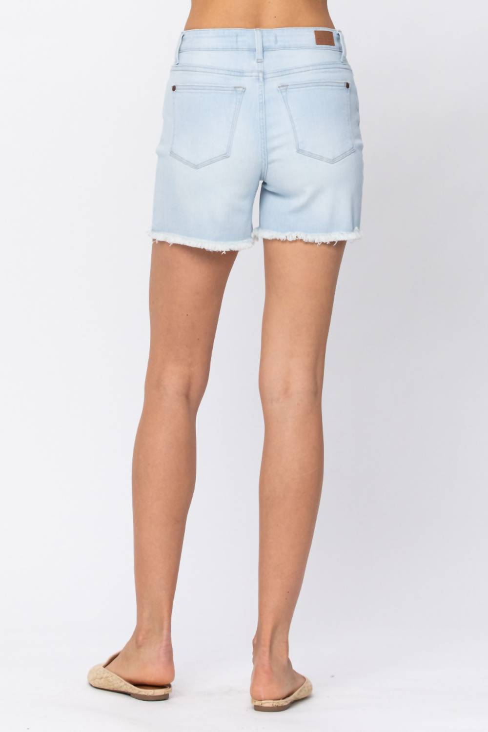 Judy Blue - High Waist Bleach Cut Off Shorts